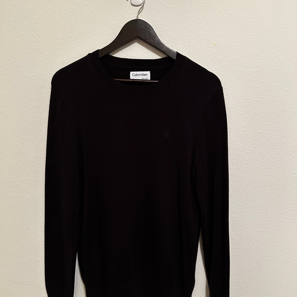 Calvin Klein Mens Black Sweater